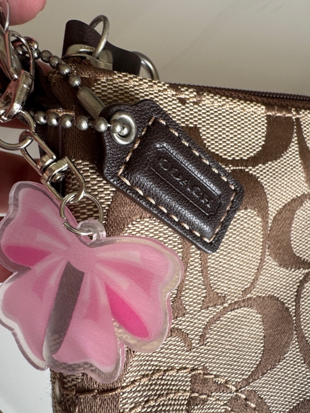 Coach Vintage Y2K Signature Sufflette mini bag - brown jacquard monogram - Picture 8 of 11